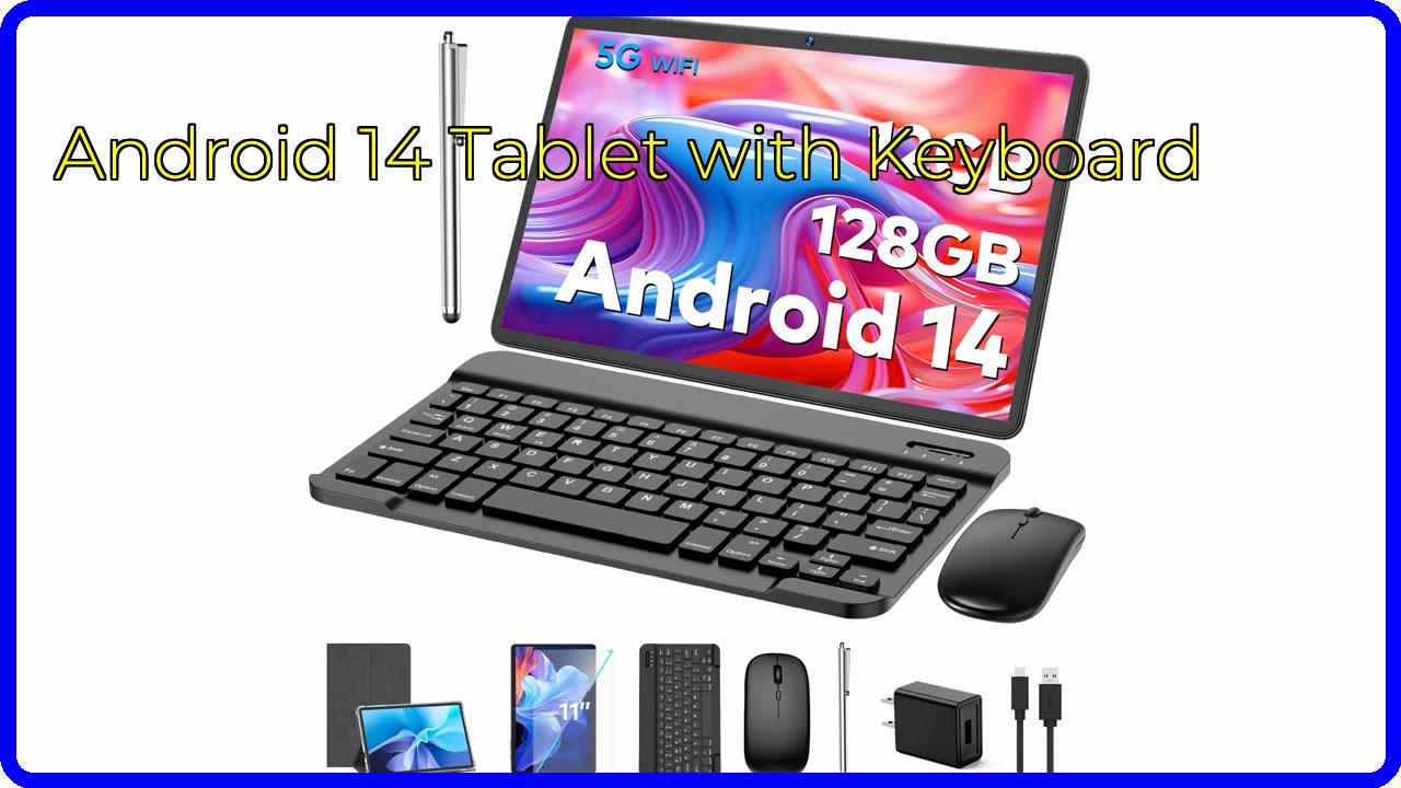 REVIEW (2025): Android 14 Tablet with Keyboard. First Look.