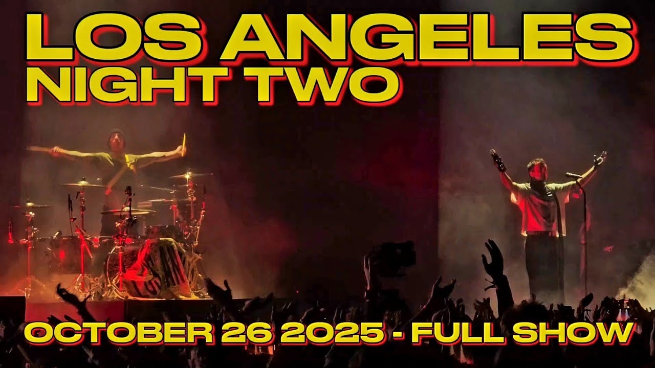 Twenty One Pilots LA N2 FULL SHOW | The Clancy Tour: Breach | Los Angeles | Oct 26 2025 | 4K 60FPS