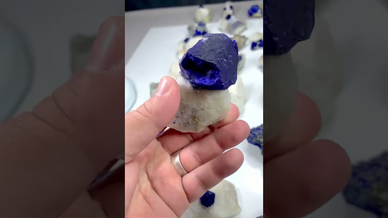 Lazurite specimens #mineralshop #crystalshop