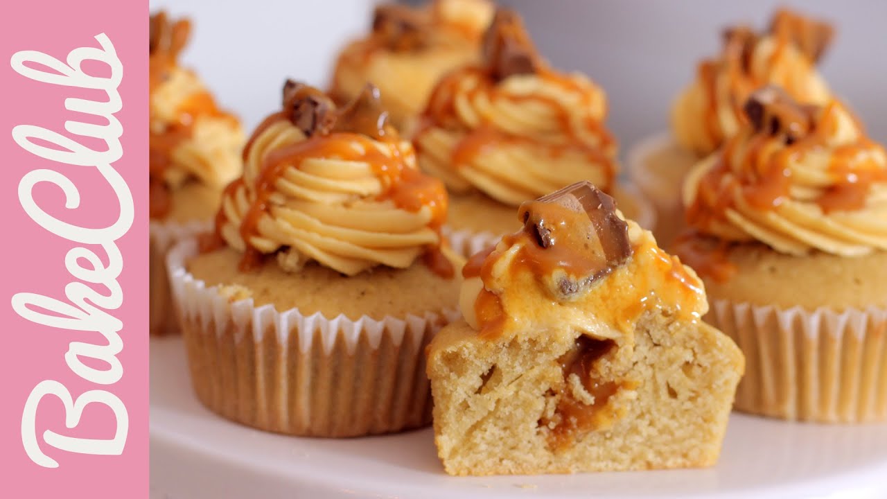 Salted Caramel Cupcakes (Karamell Cupcakes) | BakeClub