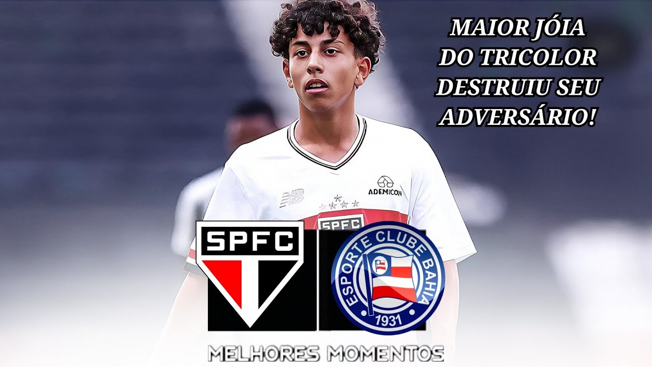 S&atilde;o Paulo x Bahia | Gols e Melhores Momentos | Brasileir&atilde;o Sub-17 2025