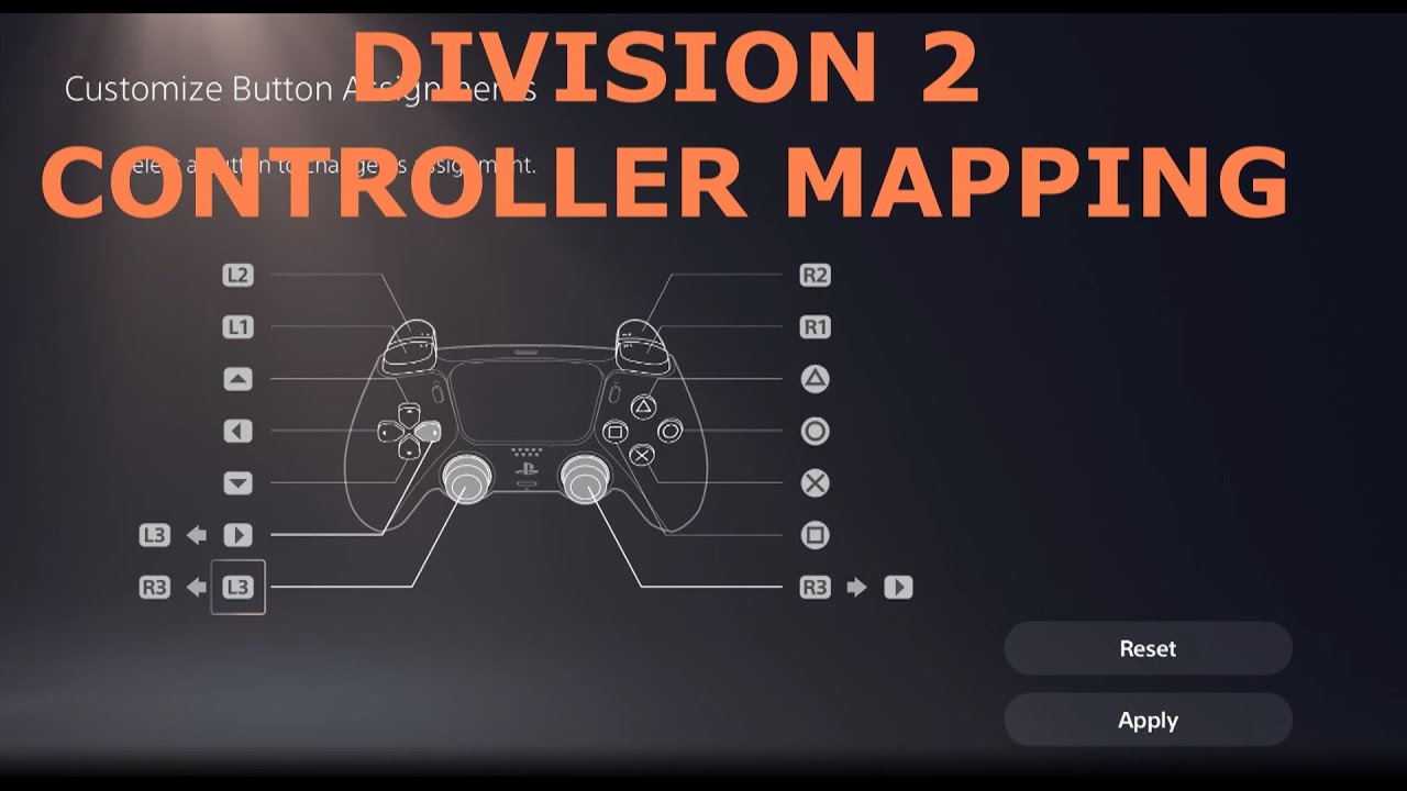 Division 2: Remapping PS5 Controller For Instant Heals