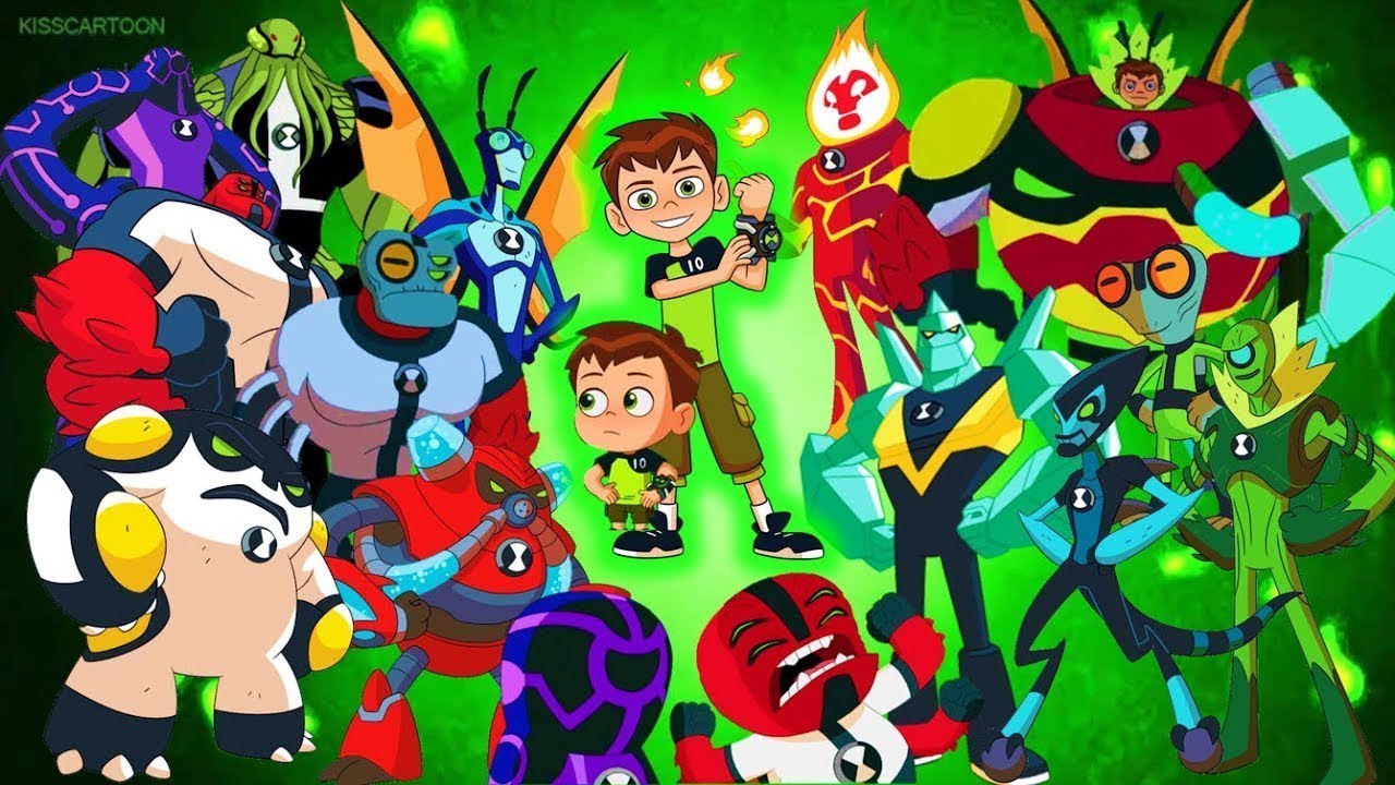Ben 10 Reboot - All Transformations Season 1