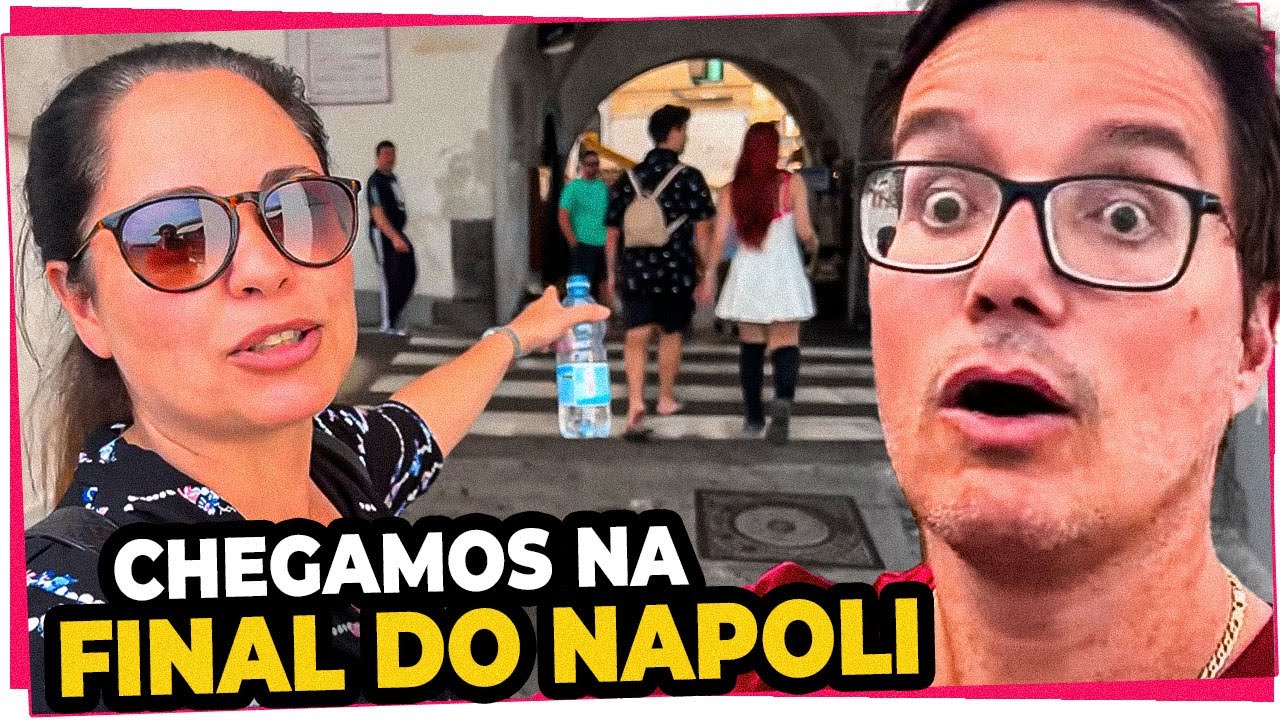 CIDADE LOTADA! CHEGAMOS BEM NA FINAL DO JOGO DO NAPOLI [Passeio ITÁLIA]