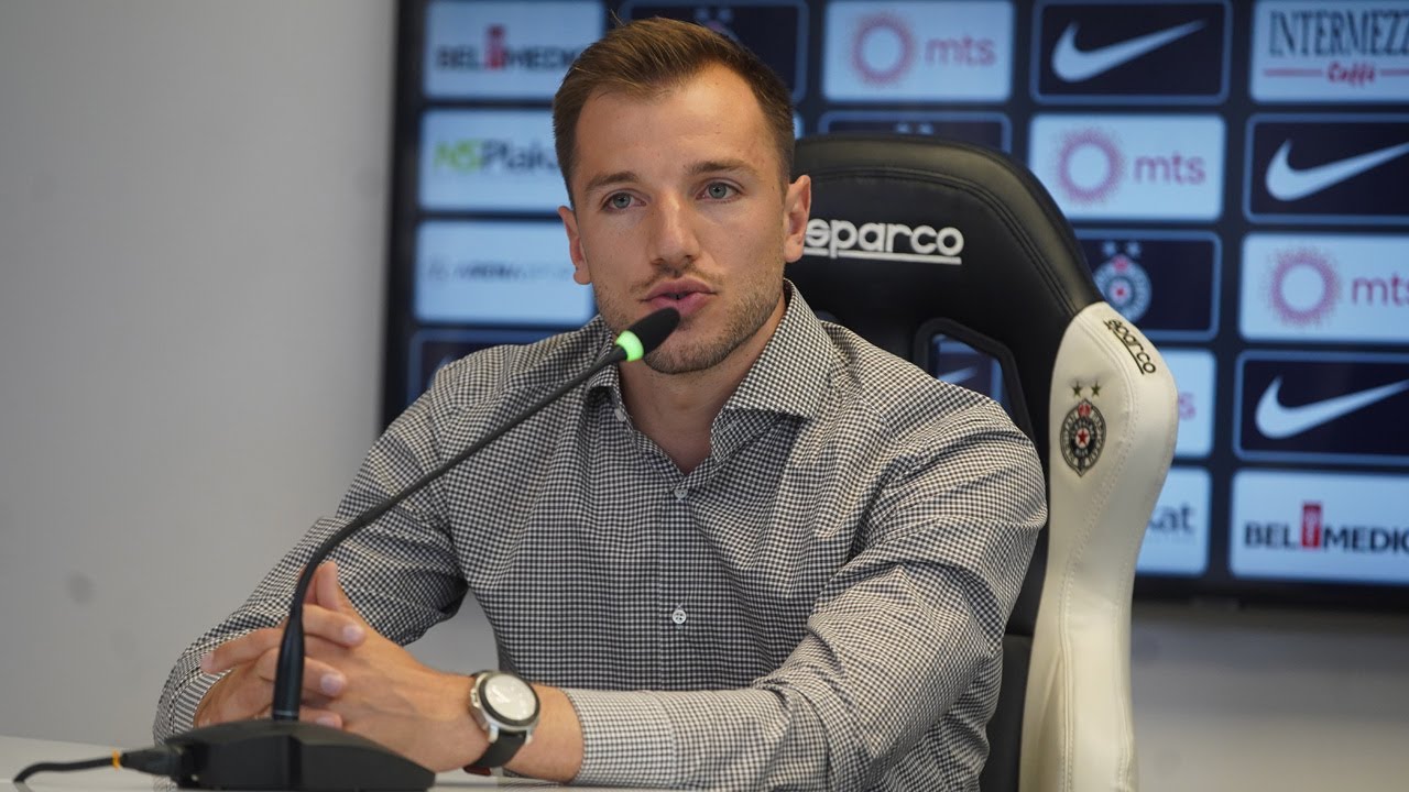 Promocija novog pojačanja FK Partizan - Siniša Saničanin