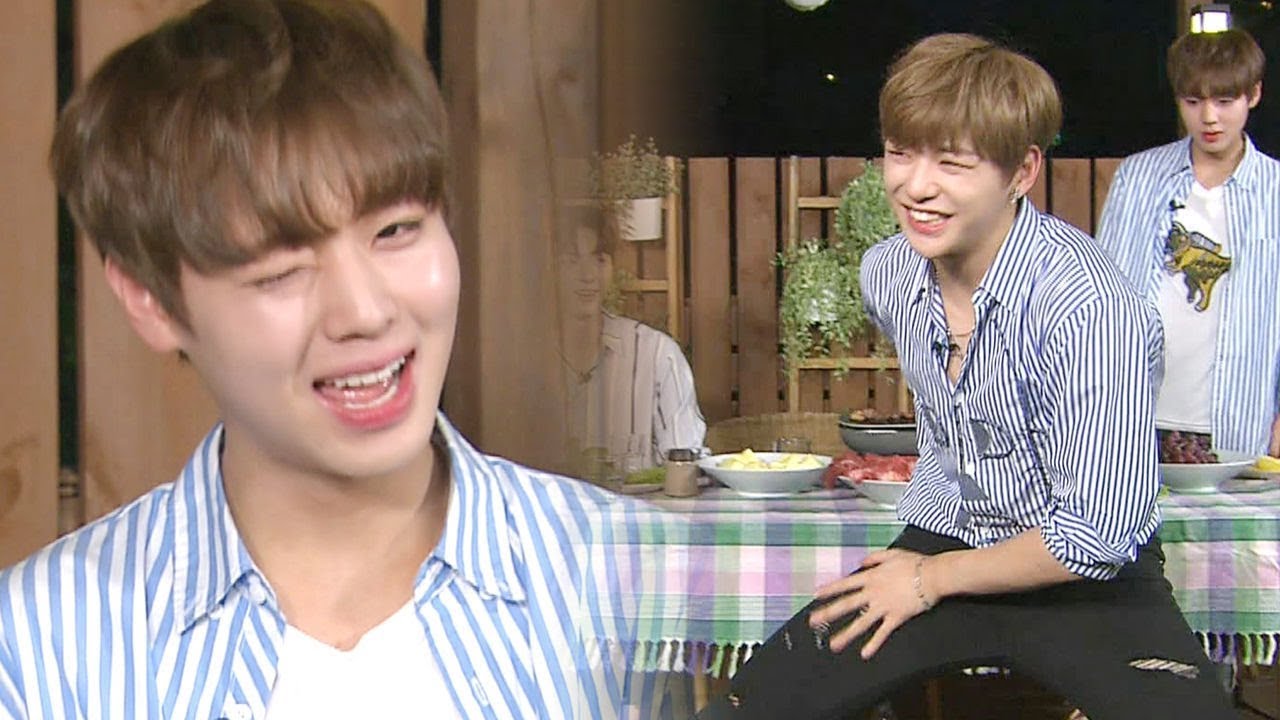 강다니엘 허벅지 쓸기·박지훈 윙크 ‘과즙미 끝판왕’ @본격연예 한밤 32회 20170808