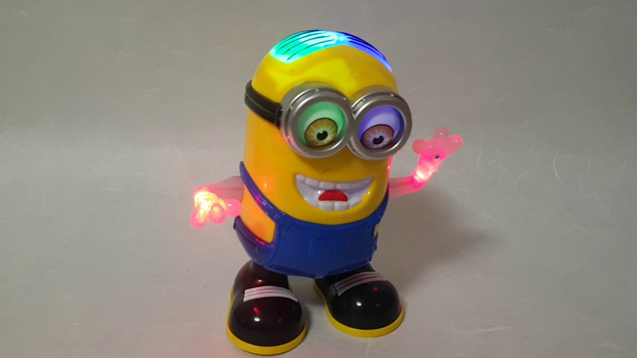 Dancing Light Sound Moving Minions Toy