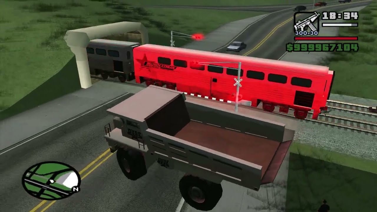 Gta San Andreas Crazy train mod