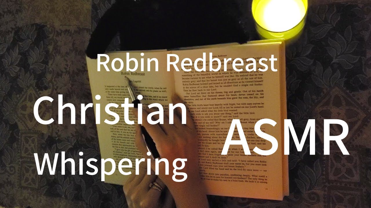 My First ASMR in English | whispering Christian story ‘Robin Redbreast’ until you fall asleep
