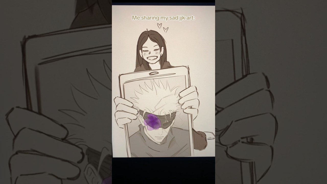 Love you guys 😇 #animeeart #jujutsukaisen #jjk #fanart #fanartist #artist #animecharacter #drawing