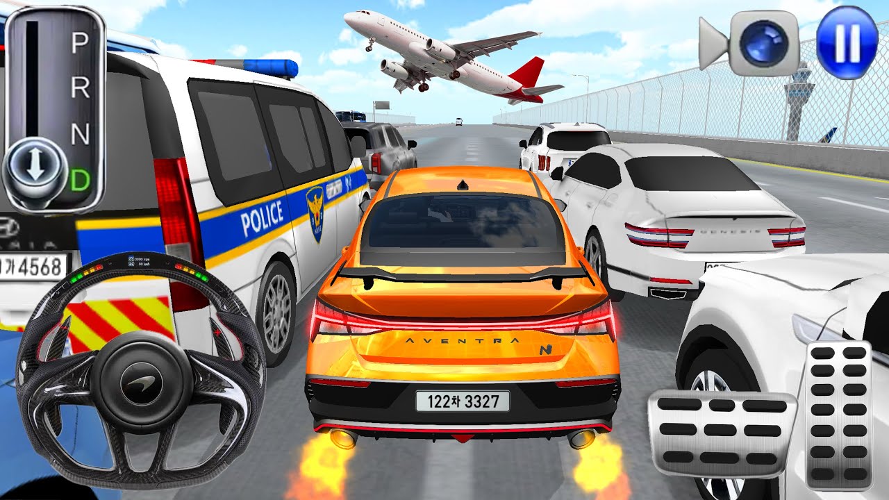 Today I driving exhaust supercar in highway- 3d car driving class - andorid ios car gameplays 2026 
