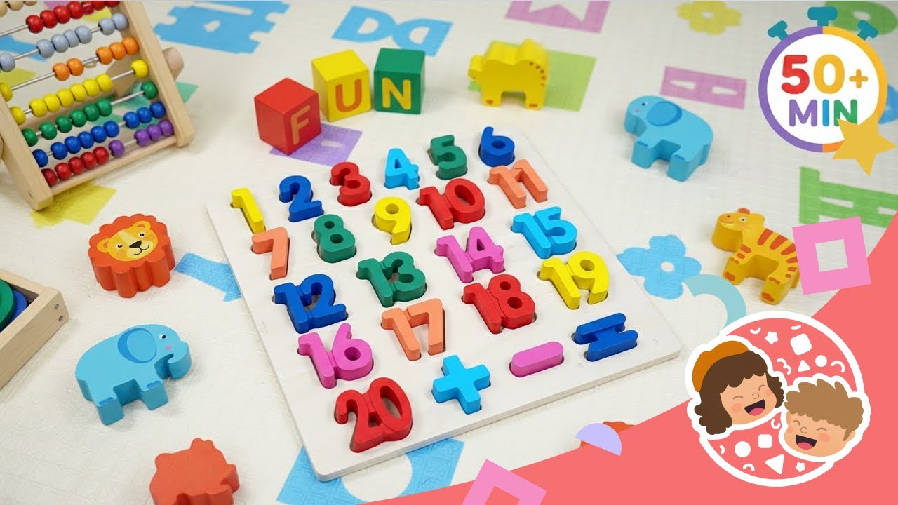 Zahlen lernen für Kinder 🔢 | Zählen & Nummern erkennen | Deutsch Lernen - Litika