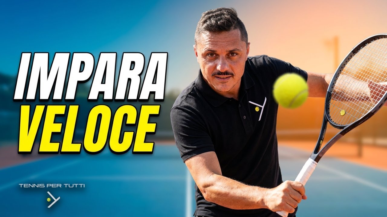 🎾Il metodo più veloce per imparare il tennis