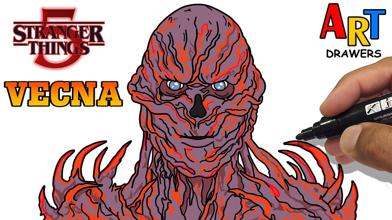 How To Draw VECNA | Stranger Things 5 ( Art Tutorial )