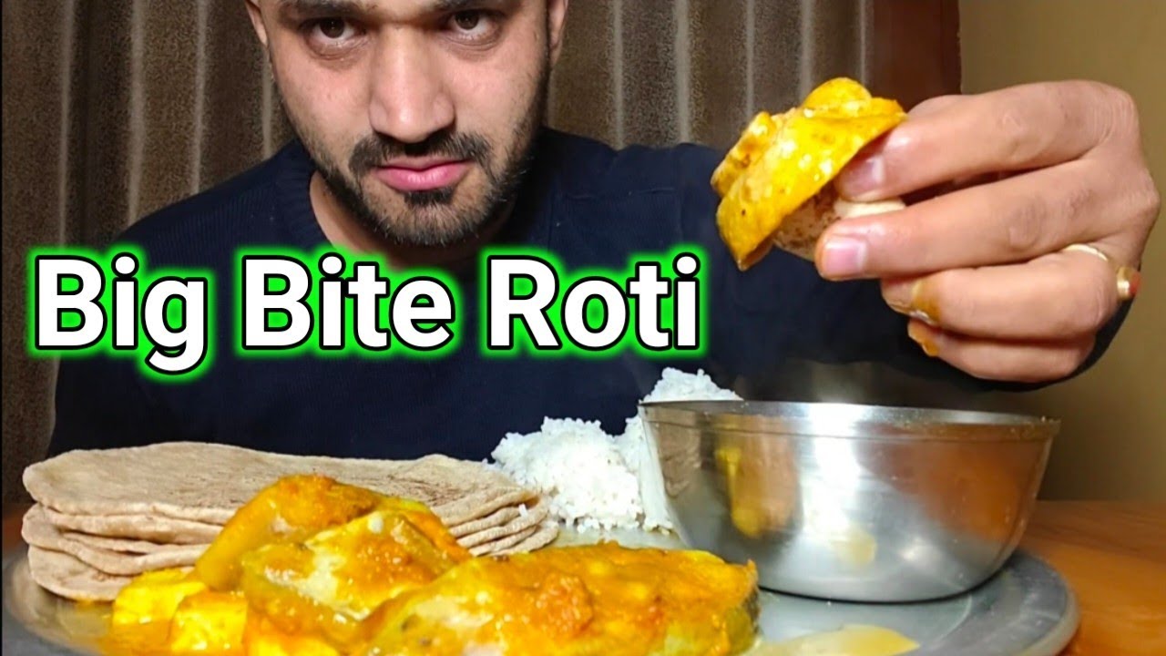 FISH CURRY, PANEER, RICE & ROTI MUKBANG 😋🔥  | HUNGRY ANKIT|#hungryankit #mukbang #desifood #asmr 
