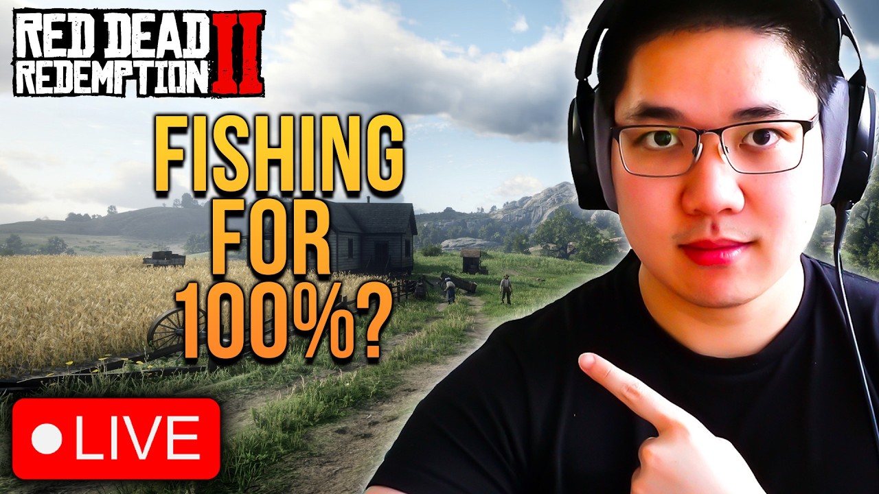 🔴LIVE: I'm About to Fish for 100% Completion In This Game | Red Dead Redemption 2