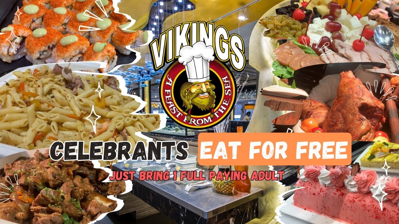 VIKINGS at SM MOA Seaside - COMPLETE MENU : Lunch Dinner Buffet | FREE Birthday Buffet | Unlimited