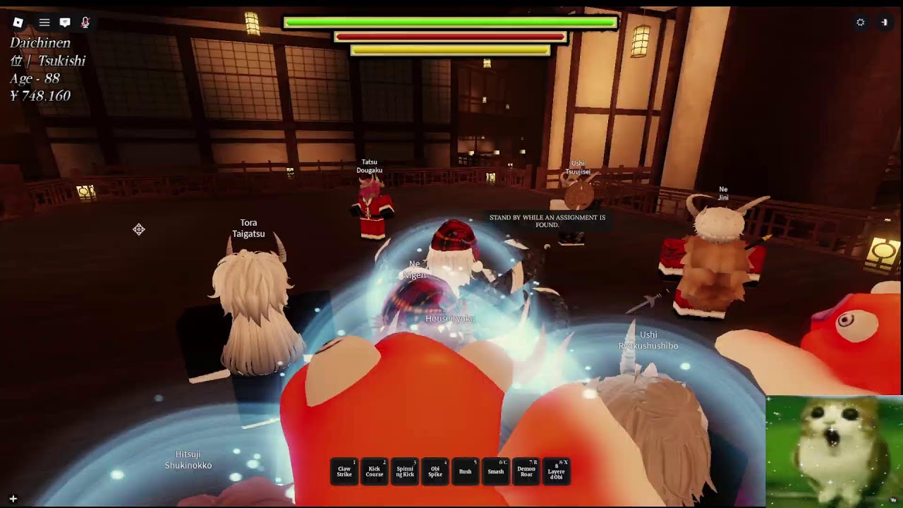 TSUKISHI STALKS DEMON HUNTER.. (live)