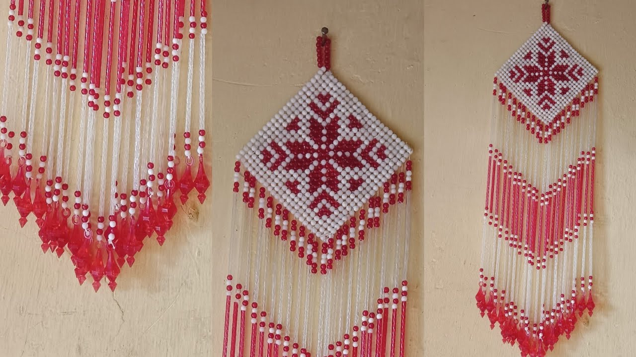 DIY handmade wall hanging with crystal bell#diy #homedecor  