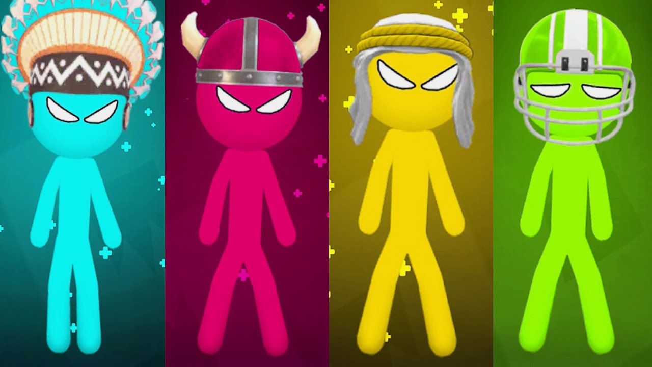 Stickman Party Random Funny MINIGAMES - Stickman Party 1 2 3 4 Player Gameplay 2022