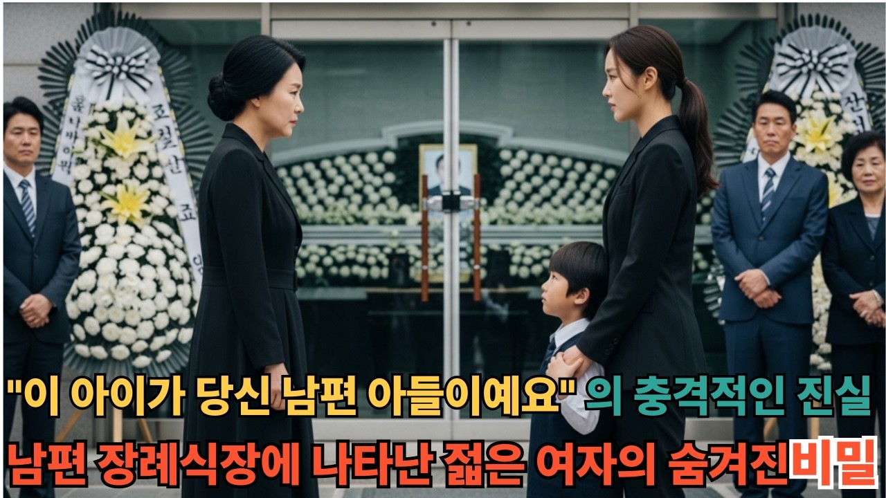 남편 장례식장에 나타난 여자 - 