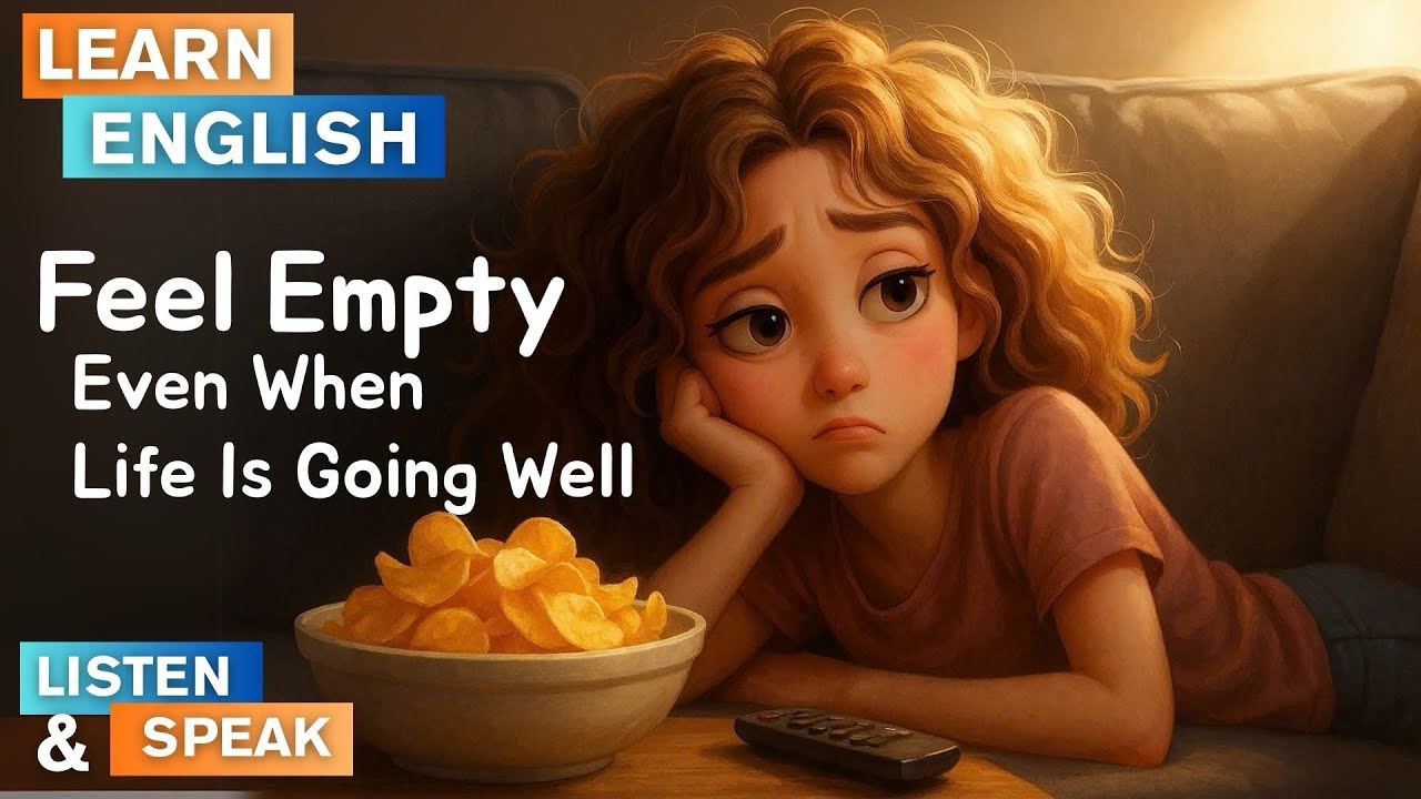 Feel Empty Even When Life Is Going Well – English Listening Practice with Subtitles | Learn English