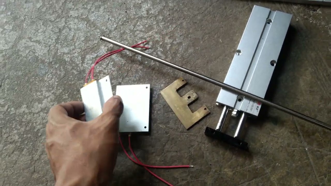 pembuatan mata pres/heater mesin bonding...bahan sangat simpel,,cari dari rosok