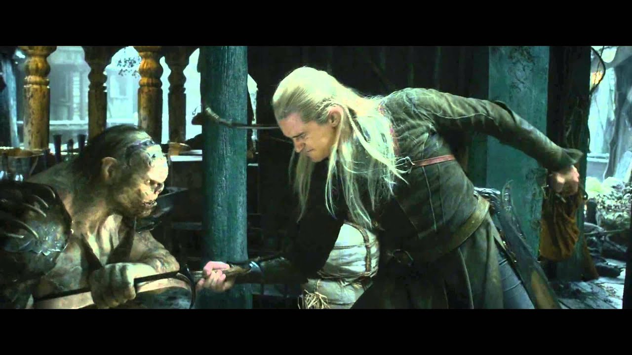 Legolas vs orcs in Laketown [HD]