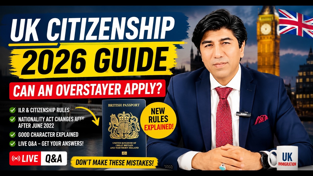 British Citizenship Rules Explained | Overstay, ILR & New 2025 Changes