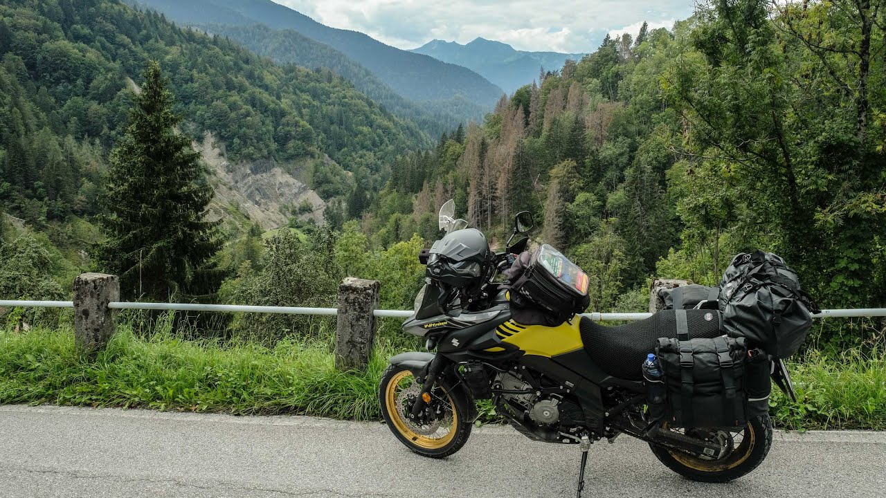 Eine kleine Motorradreise mit der V-Strom nach Italien. Teil1: Straninger Alm/Norditalien