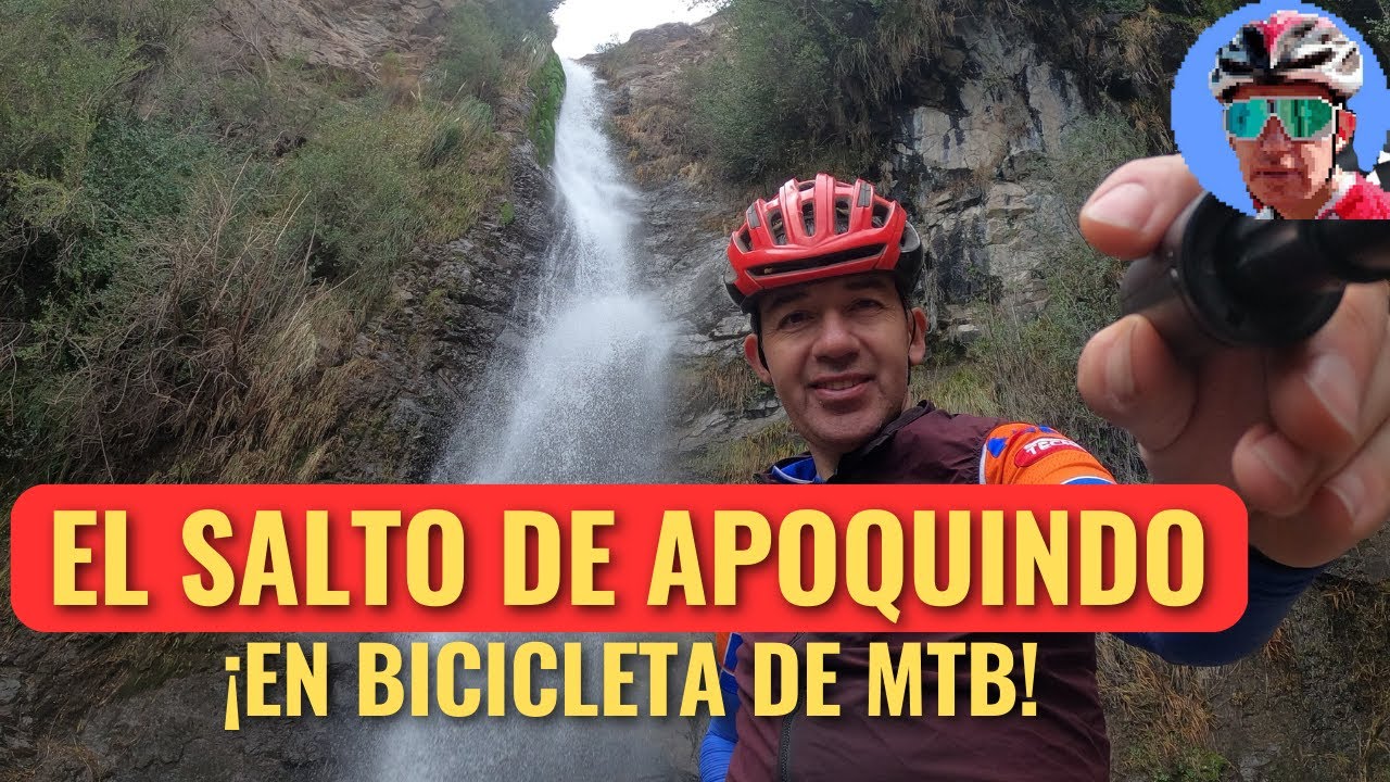 Al Salto de Apoquindo en bicicleta de MTB.  Parque Aguas de Ram&oacute;n. #ciclismodemonta&ntilde;a #mtbxc