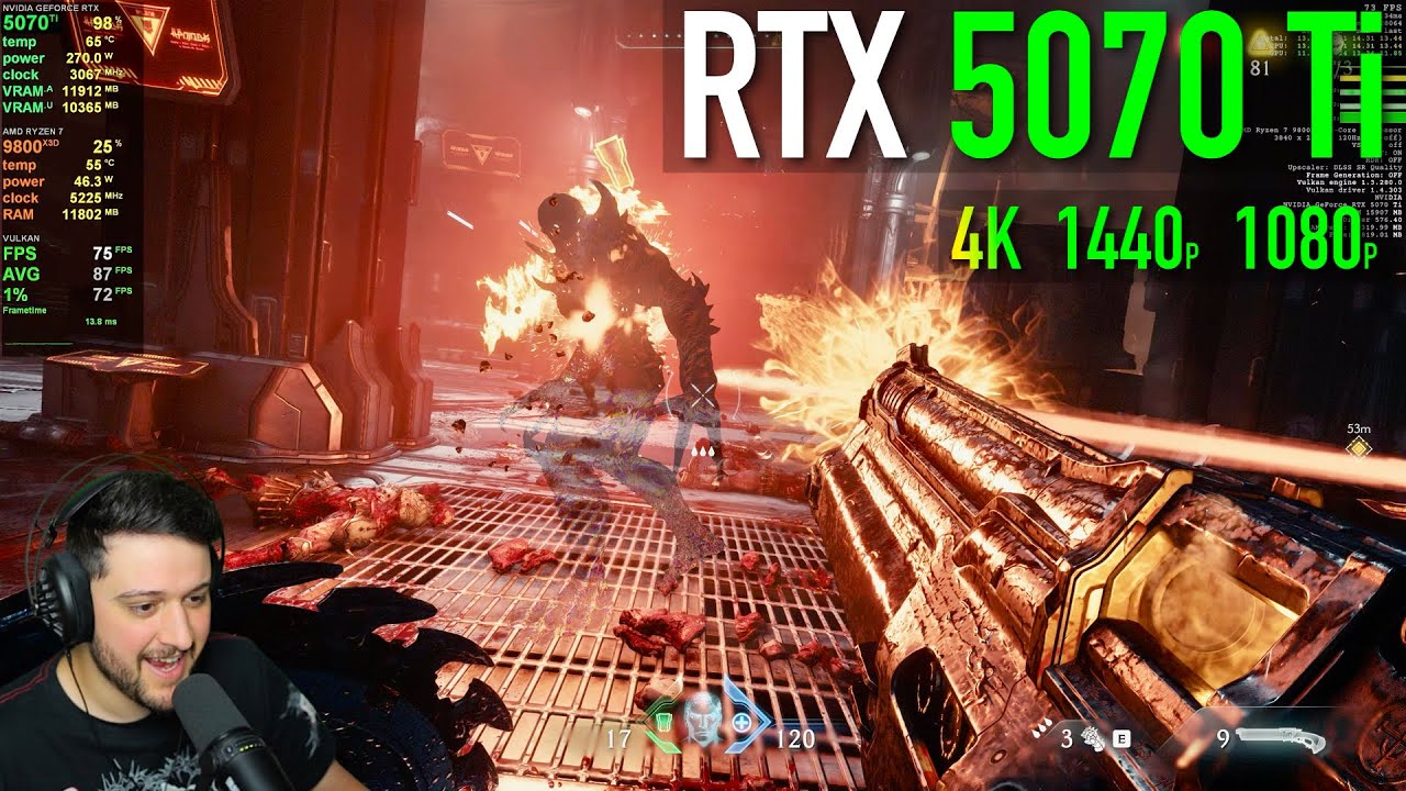 RTX 5070 Ti - DOOM: The Dark Ages