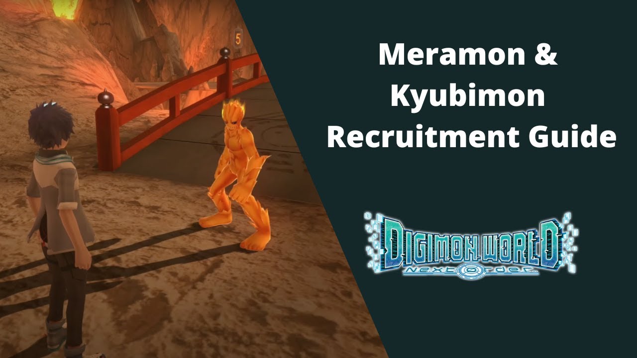 Руководство по набору Meramon и Kyubimon — Digimon World Next Order — 100% прохождение 11