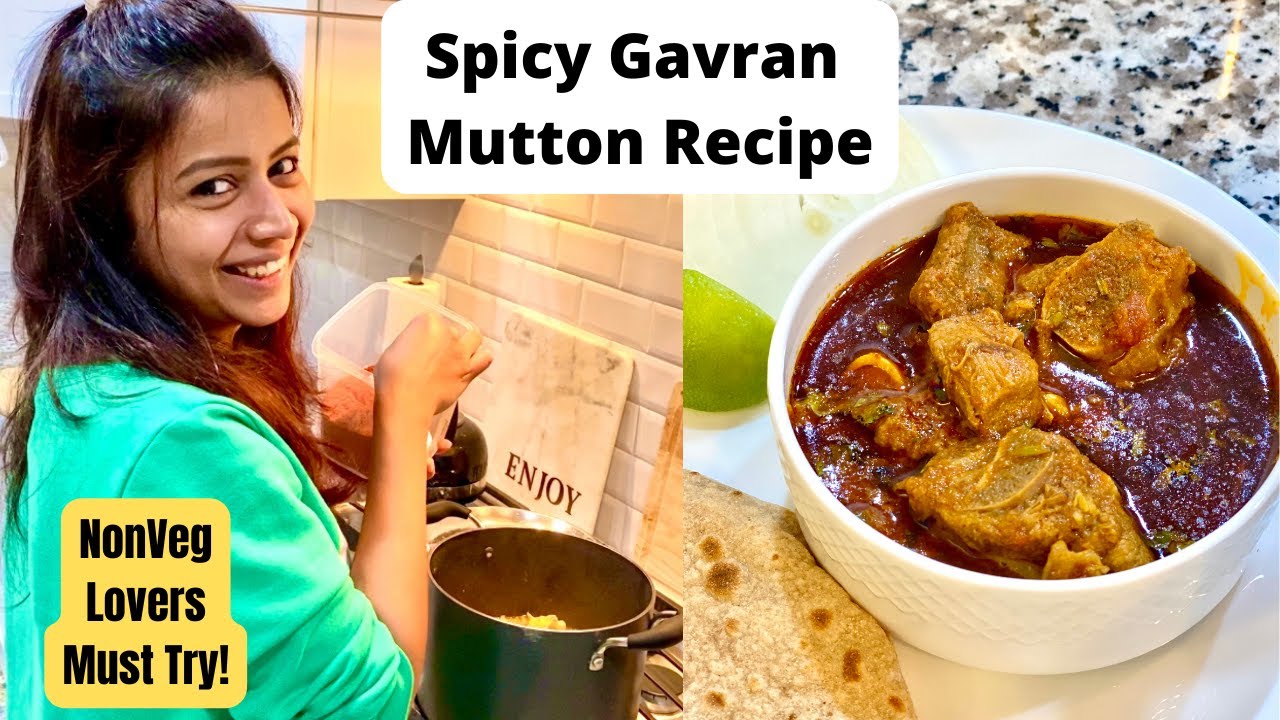I Made Village Style Spicy Gavran Mutton Curry | Zanzanit Mutton Rassa Recipe |Indian Family in USA