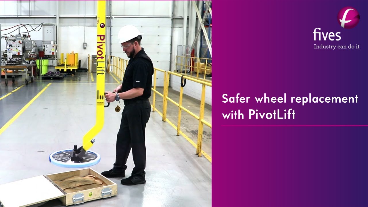 [Grinding | Ultra Precision] Safer wheel replacement with PivotLift