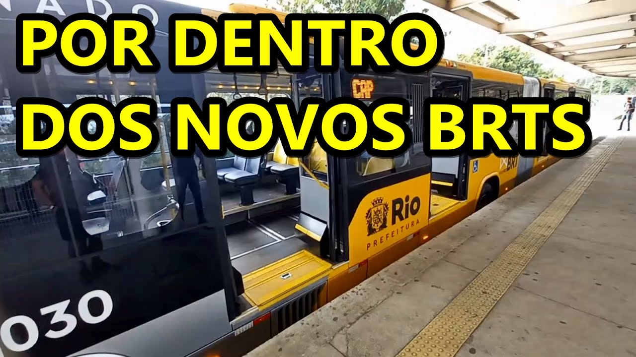 Por dentro dos NOVOS BRTs Mobi Rio - Marcopolo Torino Express Volvo B340M de 22m - 16/12/22