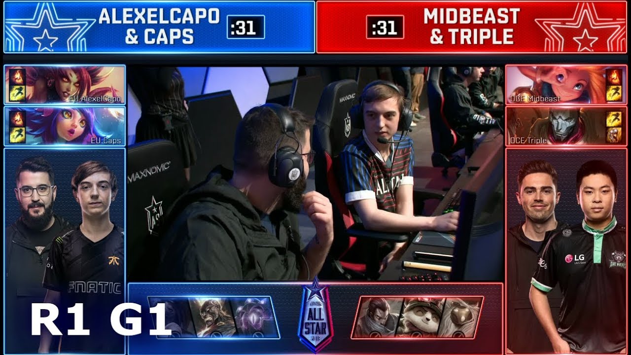 Caps & AlexelCapo vs Midbeast & Triple 2v2 | 2018 All-Star Las Vegas | AlexelCapso vs Triplebeast