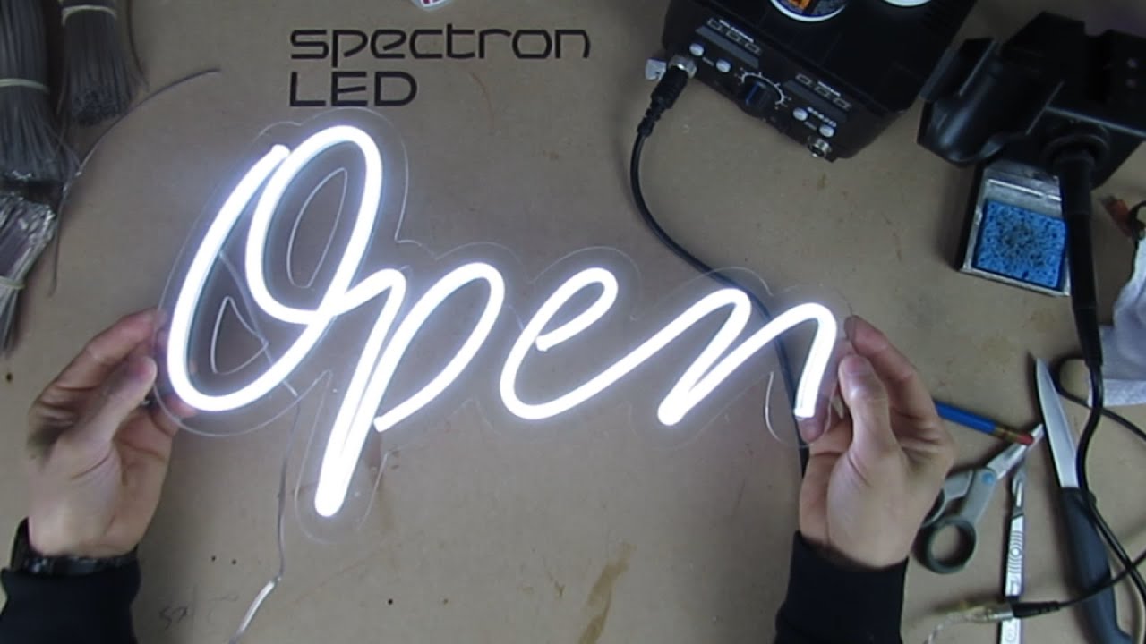 How to Make a Neon Sign LED Part 2 (feat. CNC Cut Back Panel)