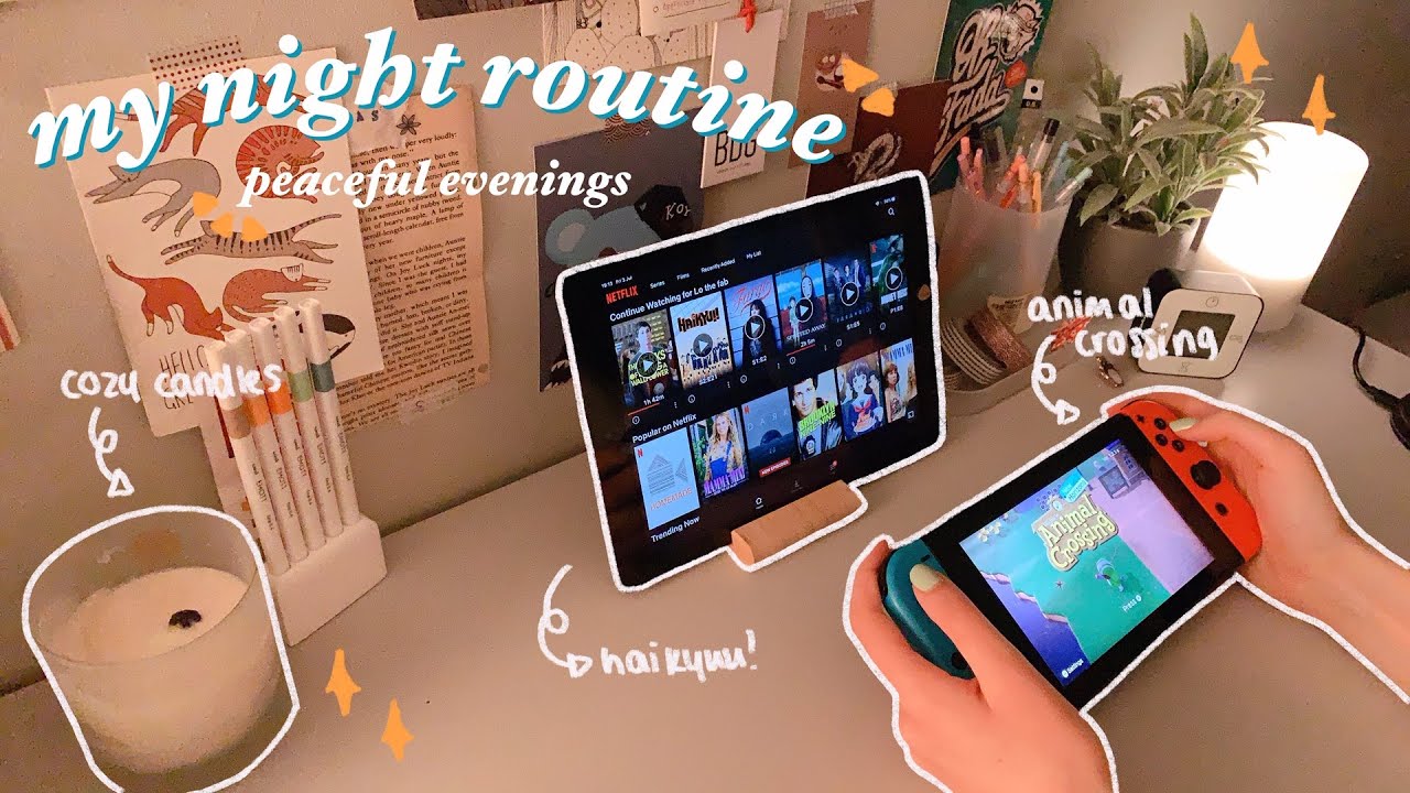 my night routine ☆ cozy & peaceful 🌙