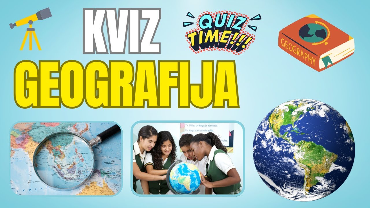 Iznenadićeš se koliko je teško! KVIZ ZA DECU – Geografija 5. razred 🤯🗺️