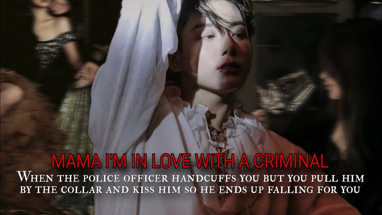 When he handc*ffs you but you pull him by the collar and kiss him so he ends up falling for- oneshot