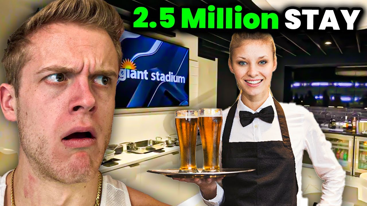 The Most EXPENSIVE Super Bowl Suite...
