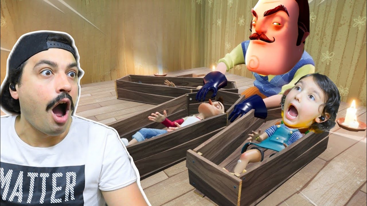 WİLSONUN MEZARLIĞINDAKİ TABUTLARIN SIRRI 😱 Hello Neighbor Mod