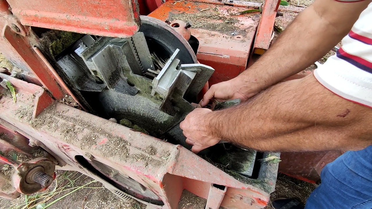 KEMPER SİLAJ MAKİNASI BIÇAK TAMBUR AYARI VE BIÇAK BİLEME, ÇİFT SIRA KEMPER SILAJ MAKİNESİ