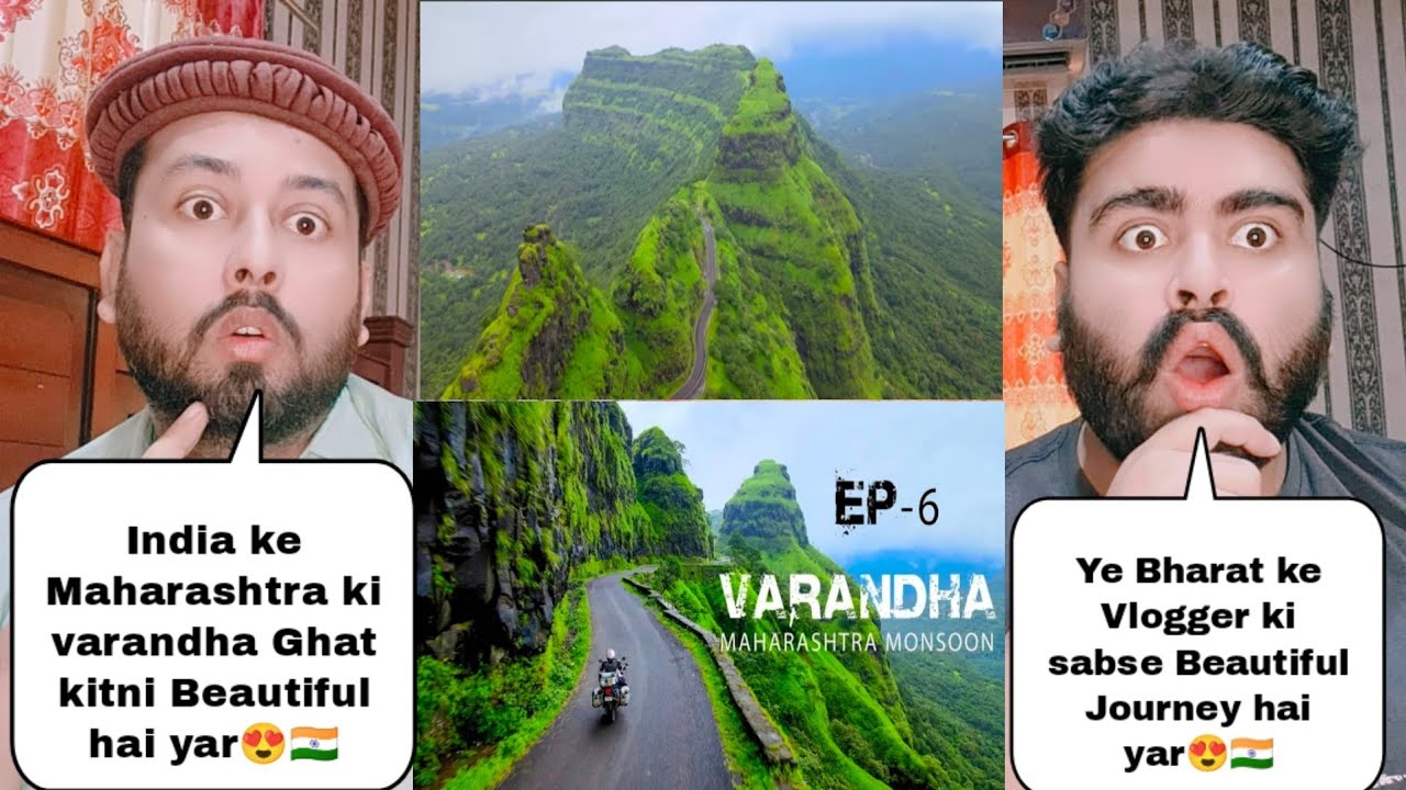 INDIA ka स्वर्ग 🇮🇳 VARANDHA GHAT Monsoon Maharashtra Bike Journey | Pakistani Reaction