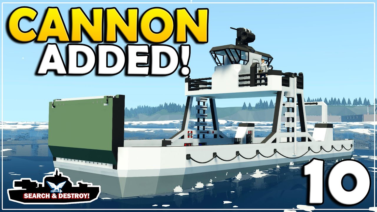 Cargo Ship Armed With An AUTOCANNON! - Stormworks Search And Destroy Mode - Part 10 - S2