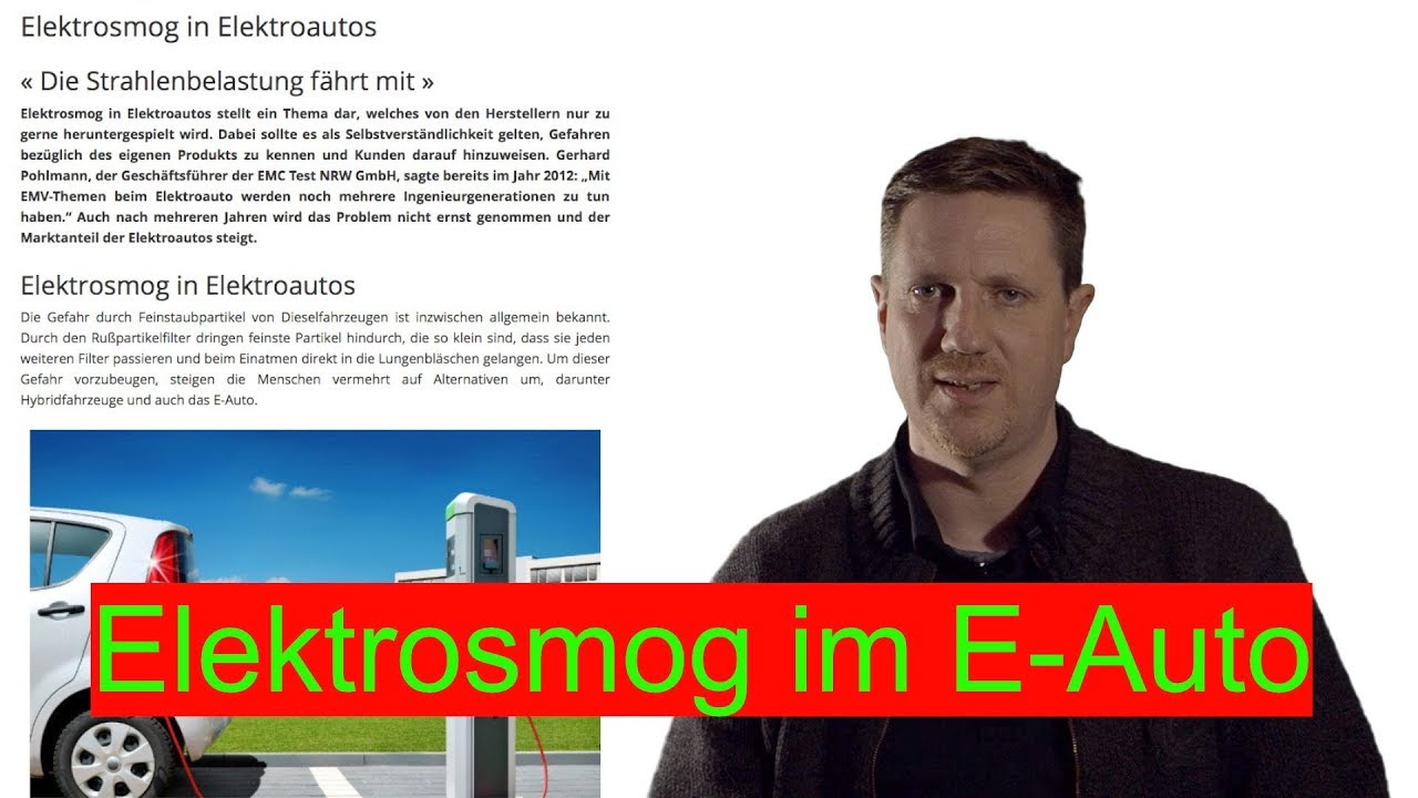 Elektrosmog im E-Auto - Gefahr oder Fake?
