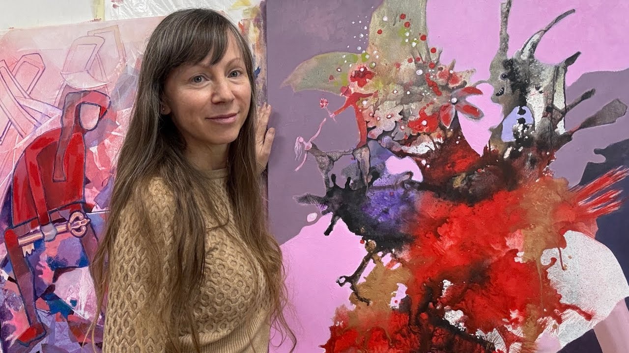 INTUITIVE Acrylmalerei: Wie der Zufall wahre Kunst erschafft | Elena Buechel