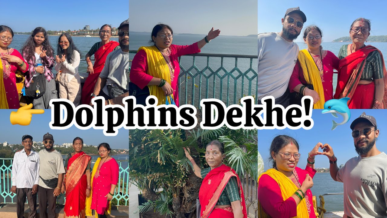 Miramar Beach par Dolphins Dekhe | Dona Paula Visit | Goa Vlog |@shagunkiduniyavlog #vlog #goa 