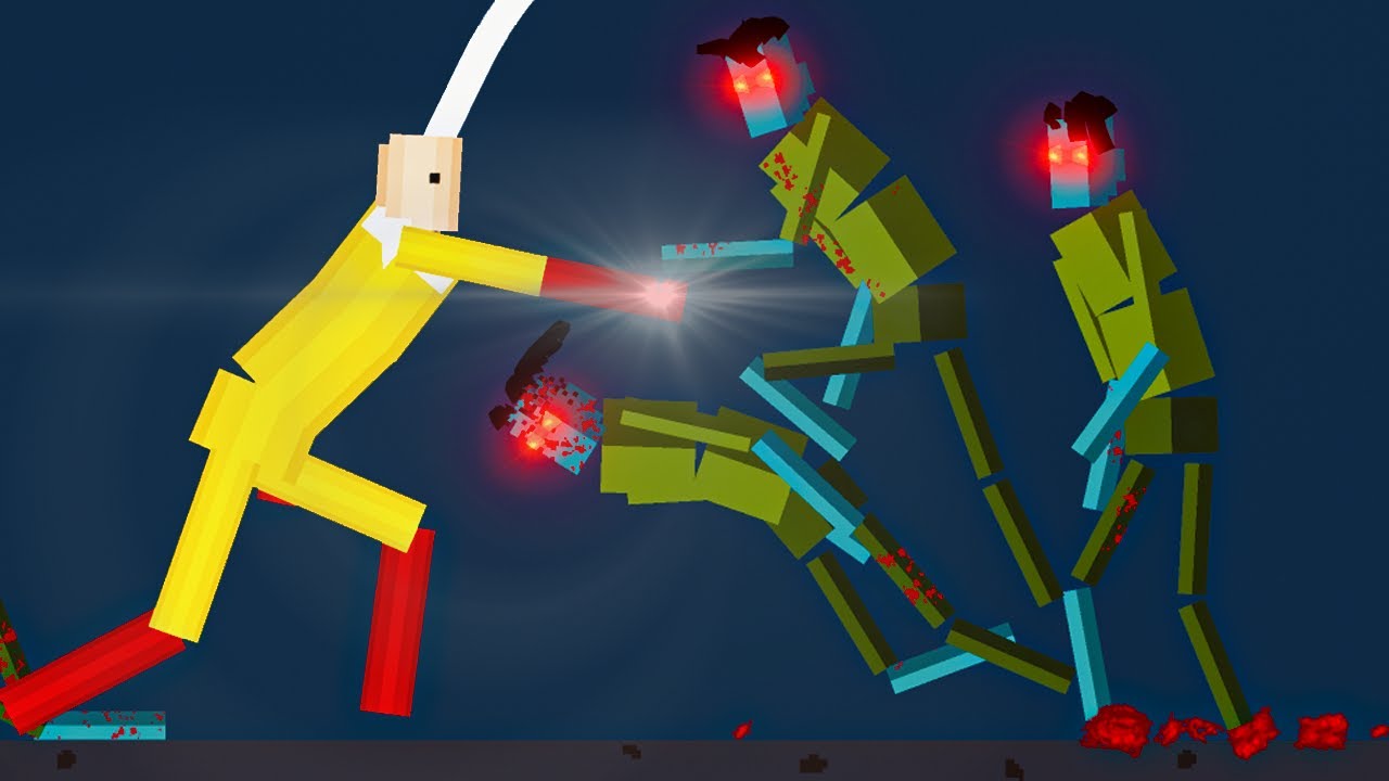One Punch Man vs Zombie Horde! - Action Sandbox